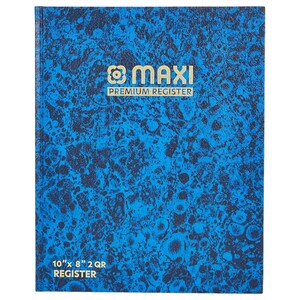Maxi Register Book 10X8 2Qr
