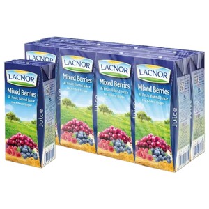 Lacnor Juice Mixed Berries 180Ml X8
