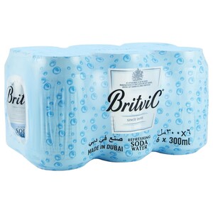 Britvic Soda Water 300Ml X6