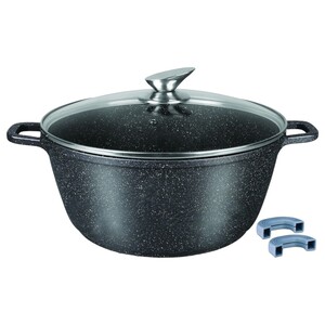 Homeway Marble Casserole Die Cast Aluminum 32Cm Hw3468