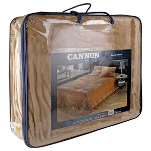 Cannon Plain Blanket King 240 X 220 Flannel