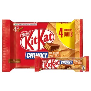 Kit Kat Chunky Peanut Butter 34G X4