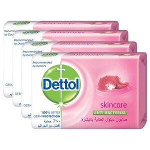 Dettol Soap Anti-Bacterial Skincare 120G -35% X4