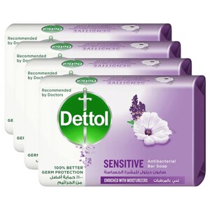Dettol Antibacterial Soap Sensitive 120G X4