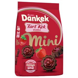 Ulker Dankek Mini Tart Kek Strawberry Bag 150G
