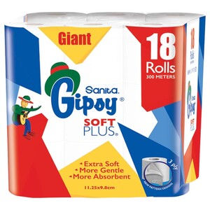 Gipsy Toilet Paper 18 Rolls