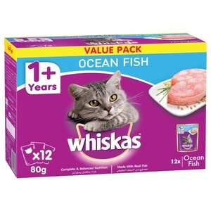 Whiskas Ocean Fish 80G X12