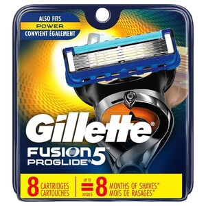 Gillette Razor Proglide Power Cartridges 8 Pieces