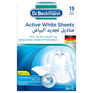 Dr.Beckmann Active White Sheets 15Pcs