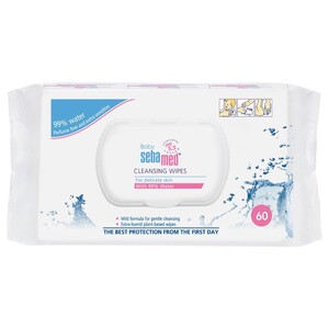 Sebamed Baby Cleansing Wipes With 99% Water 60 Pieces