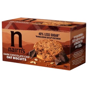 Nairn's Dark Chocolate Chip Oat Biscuit 200G