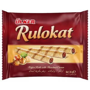Ulker Rulokat Hazelnut Cream Wafer 24G