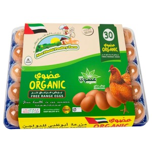 Abu Dhabi Poultry Farm Organic Free Range Eggs 30Pcs