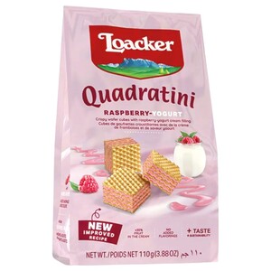 Loacker Quadratini Raspberry Yogurt 110G