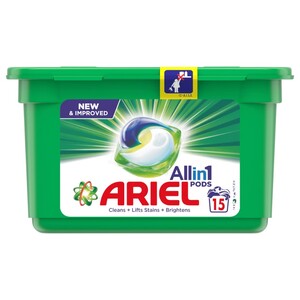 Ariel Detergent Tabs Pods 15 Pieces