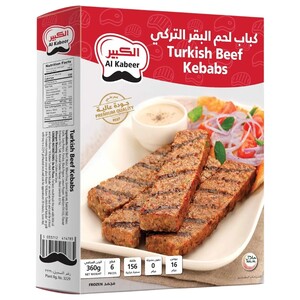 Al Kabeer Frozen Turkish Beef Kebab 360G