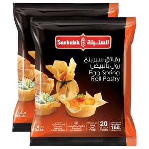 Sunbulah Egg Spring Roll Pastry 160G X2
