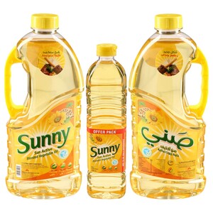Sunny Blended Sunflower Oil Value 2Pcs 1.5 L + 750Ml