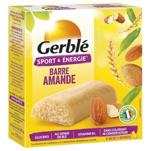 Gerble Almond Sport Bars 6 Pieces 150G