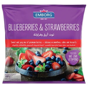 Emborg Frozen Blueberries & Strawberries 400G