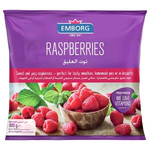 Emborg Frozen Raspberries 300G