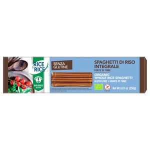 Rice & Rice Senza Glutine Organic Whole Rice Spaghetti 250G