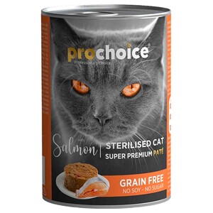 Pro Choice With Salmon For Sterilised Cat Grain Free 400G