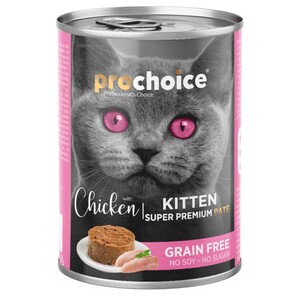 Pro Choice Kitten Super Premium Pate Chicken Grain Free 400G