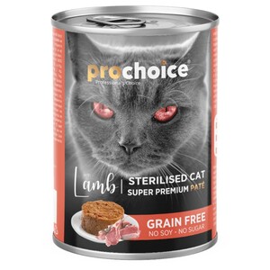 Pro Choice Sterilised Cat Grain Free Lamb 400G