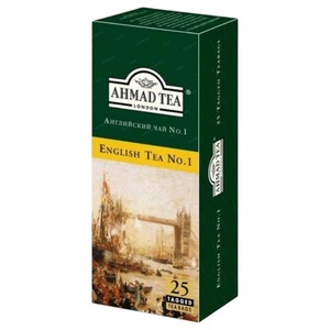 Ahmad English Tea No 1 25 Tea Bags 50G