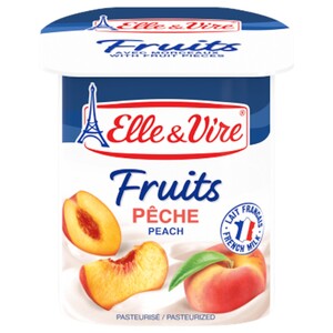 Elle & Vire Yogurt Peach 125G