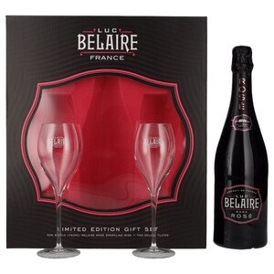Luc Belaire Rose Sparkling Wine Limited Edition Gift Set 750Ml