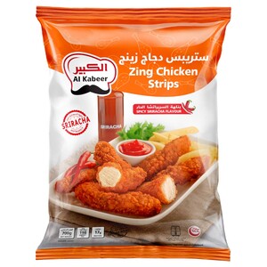 Al Kabeer Frozen Zing Chicken Strips Spicy Sriracha 700G