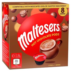 Maltesers Hot Chocolate Pods 8 Pods 17G