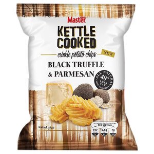 Master Kettle Cooked Potato Chips Black Truffle & Parmesan 144G