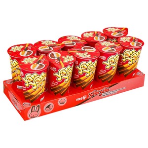 Meiji Yan Yan Biscuit Snack With Chocolate Dip 50G X10