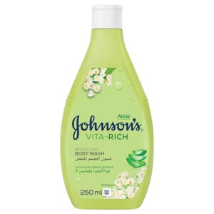 Johnson's Vita Rich Revitalizing Body Wash Aloe 250Ml