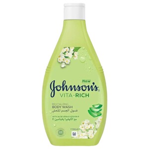 Johnson's Vita Rich Revitalizing Body Wash With Aloe Vera & Vitamin E 400Ml