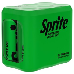 Sprite Can Zero 330Ml X6