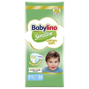 Babylino Sensitive Cotton Soft Size 7 36 Pieces