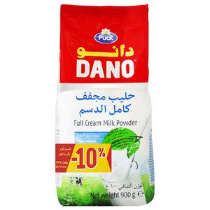 Dano Full Cream Milk Powder 900G -10%