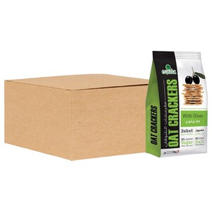 eQuia Oat Crackers With Olives 50G X12