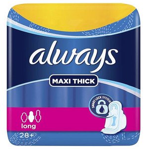 Always Pads Maxi Thick Long 28 Pieces