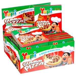 Yupi Pizza Gummy 23G X24