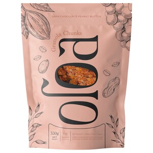 Oloa Granola Chunks Dark Chocolate Peanut Butter 90G