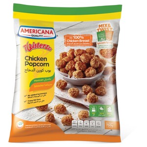 Americana Twisterz Chicken Popcorn 750G