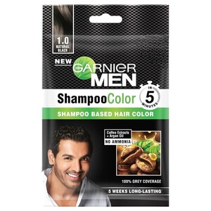Garnier Men Shampoo Color Natural Black 1.0
