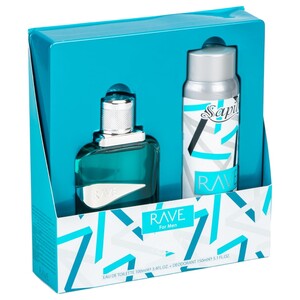 Sapil Eau De Toilette Rave Men 100Ml + Deodorant Spray 150Ml