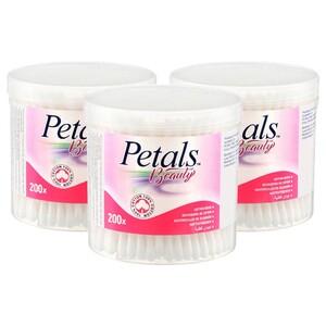 Petals Beauty Cotton Buds 200Pcs X3