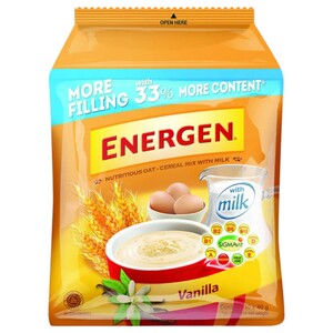 Energen Nutritious Cereal Drink Mix Vanilla 40G X10